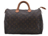 Authentic Louis Vuitton Monogram Speedy 35 Hand Boston Bag M41524 LV 5570D