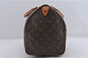 Authentic Louis Vuitton Monogram Speedy 35 Hand Boston Bag M41524 LV 5570D