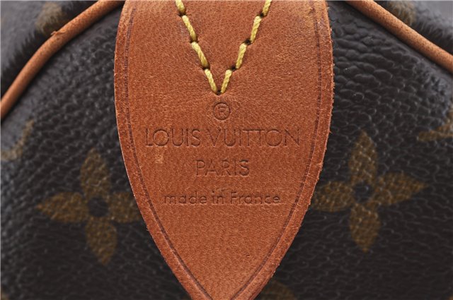 Authentic Louis Vuitton Monogram Speedy 35 Hand Boston Bag M41524 LV 5570D