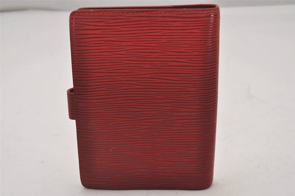 Authentic Louis Vuitton Epi Agenda PM Notebook Cover Red R20057 LV 5570I