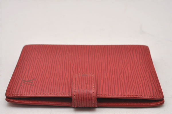 Authentic Louis Vuitton Epi Agenda PM Notebook Cover Red R20057 LV 5570I