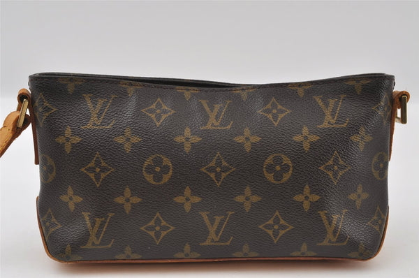 Authentic Louis Vuitton Monogram Trotteur Shoulder Cross Bag M51240 Junk 5572I