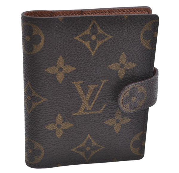 Authentic Louis Vuitton Monogram Agenda Mini Day Planner Cover R20007 LV 5574D