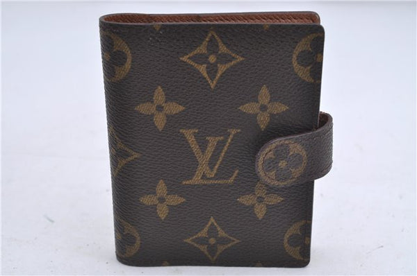 Authentic Louis Vuitton Monogram Agenda Mini Day Planner Cover R20007 LV 5574D