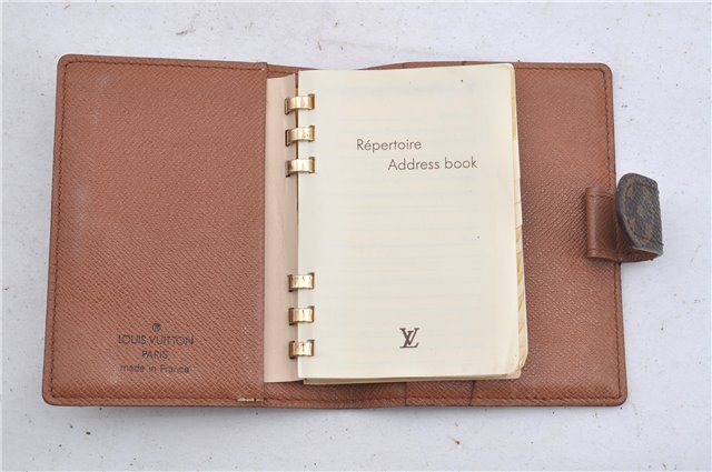 Authentic Louis Vuitton Monogram Agenda Mini Day Planner Cover R20007 LV 5574D