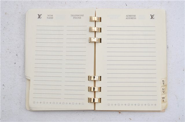 Authentic Louis Vuitton Monogram Agenda Mini Day Planner Cover R20007 LV 5574D