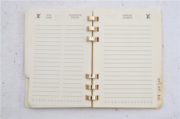 Authentic Louis Vuitton Monogram Agenda Mini Day Planner Cover R20007 LV 5574D