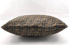 Authentic FENDI Zucca Shoulder Cross Body Bag Nylon Leather Brown Black 5574I