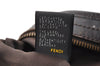 Authentic FENDI Zucca Shoulder Cross Body Bag Nylon Leather Brown Black 5574I