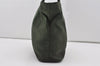 Authentic PRADA Vintage Nylon Tessuto Tote Hand Bag Purse Green 5577I