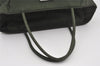 Authentic PRADA Vintage Nylon Tessuto Tote Hand Bag Purse Green 5577I