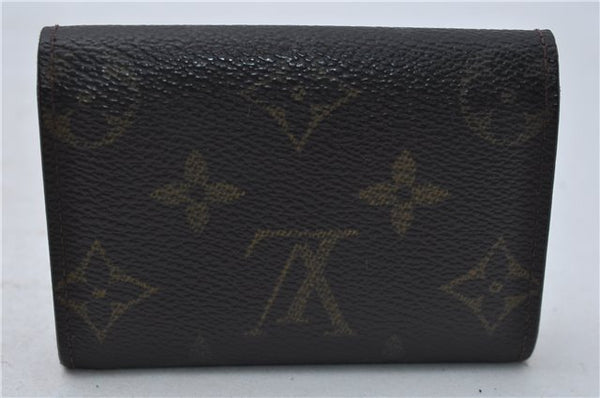 Authentic Louis Vuitton Monogram Porte Monnaie Plat Coin Case M61930 LV 5578D