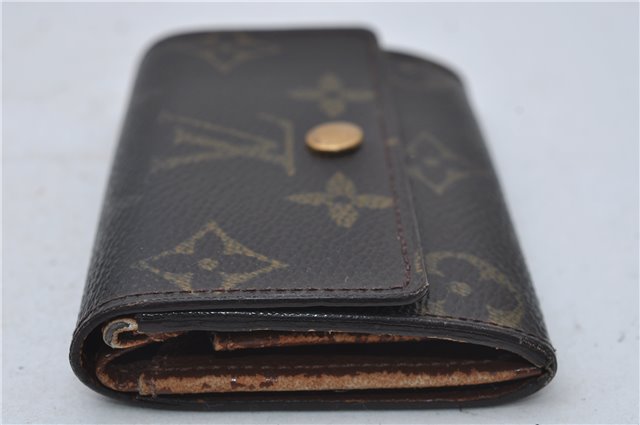 Authentic Louis Vuitton Monogram Porte Monnaie Plat Coin Case M61930 LV 5578D