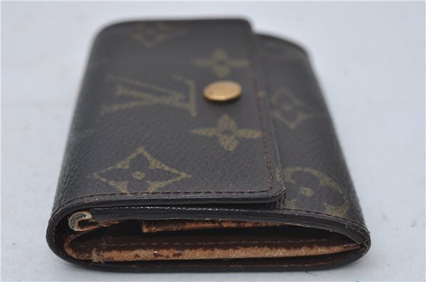 Authentic Louis Vuitton Monogram Porte Monnaie Plat Coin Case M61930 LV 5578D