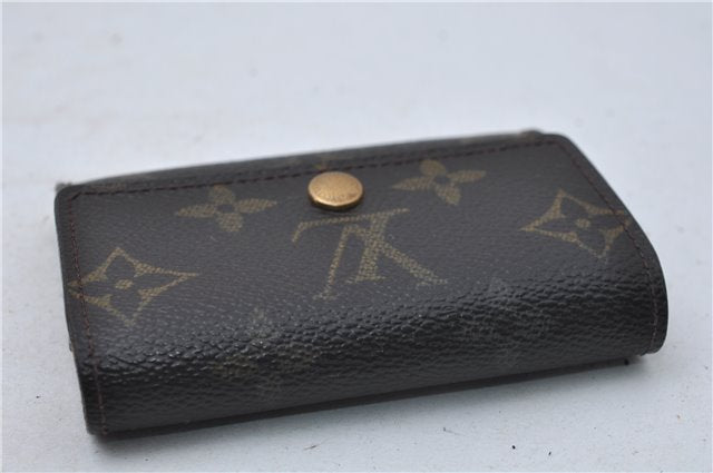 Authentic Louis Vuitton Monogram Porte Monnaie Plat Coin Case M61930 LV 5578D