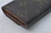 Authentic Louis Vuitton Monogram Porte Monnaie Plat Coin Case M61930 LV 5578D