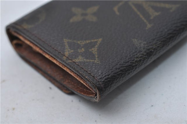 Authentic Louis Vuitton Monogram Porte Monnaie Plat Coin Case M61930 LV 5578D