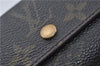 Authentic Louis Vuitton Monogram Porte Monnaie Plat Coin Case M61930 LV 5578D