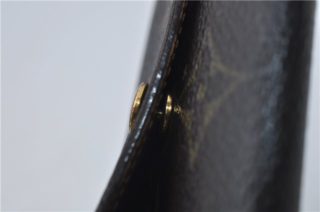 Authentic Louis Vuitton Monogram Porte Monnaie Plat Coin Case M61930 LV 5578D