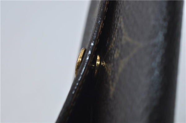 Authentic Louis Vuitton Monogram Porte Monnaie Plat Coin Case M61930 LV 5578D