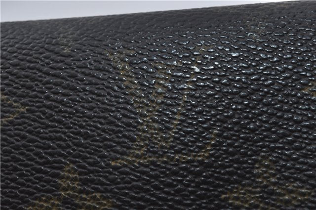 Authentic Louis Vuitton Monogram Porte Monnaie Plat Coin Case M61930 LV 5578D