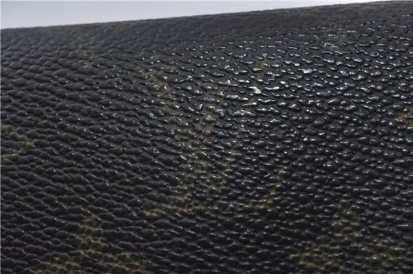 Authentic Louis Vuitton Monogram Porte Monnaie Plat Coin Case M61930 LV 5578D