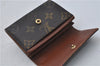 Authentic Louis Vuitton Monogram Porte Monnaie Plat Coin Case M61930 LV 5578D
