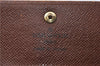 Authentic Louis Vuitton Monogram Porte Monnaie Plat Coin Case M61930 LV 5578D