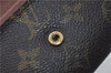 Authentic Louis Vuitton Monogram Porte Monnaie Plat Coin Case M61930 LV 5578D