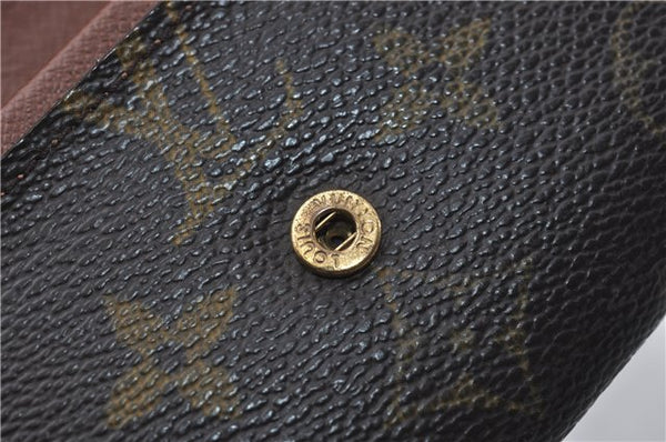 Authentic Louis Vuitton Monogram Porte Monnaie Plat Coin Case M61930 LV 5578D