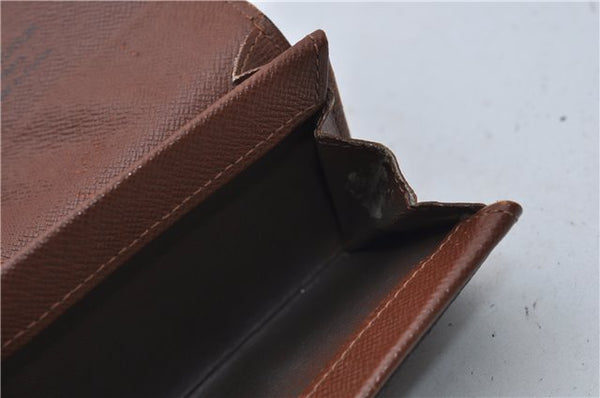 Authentic Louis Vuitton Monogram Porte Monnaie Plat Coin Case M61930 LV 5578D