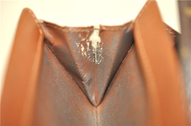 Authentic Louis Vuitton Monogram Porte Monnaie Plat Coin Case M61930 LV 5578D