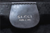 Authentic GUCCI Bamboo Shoulder Bag Purse Nylon Leather Black 5579C