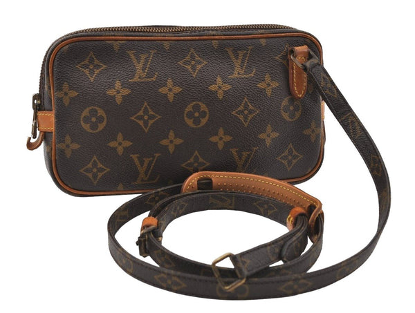Auth Louis Vuitton Monogram Marly Bandouliere Shoulder Bag M51828 LV Junk 5579I