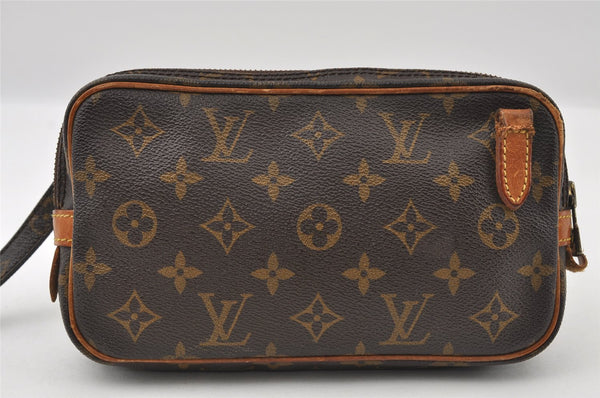 Auth Louis Vuitton Monogram Marly Bandouliere Shoulder Bag M51828 LV Junk 5579I