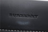 Authentic BURBERRY Nova Check Clutch Hand Bag Purse Wool Leather Beige 5581E