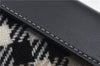 Authentic BURBERRY Nova Check Clutch Hand Bag Purse Wool Leather Beige 5581E