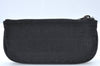 Authentic FENDI Vintage Zucchino Coin Purse Case Canvas Leather Black Box 5582I