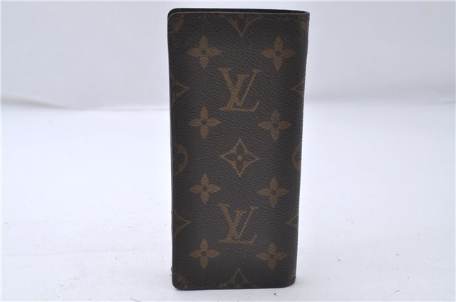 Authentic Louis Vuitton Monogram Etui Lunette Glasses Case M62962 LV 5584D