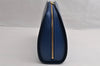 Authentic Louis Vuitton Epi Dauphine GM Cosmetic Pouch Blue M48435 LV 5584I