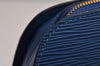 Authentic Louis Vuitton Epi Dauphine GM Cosmetic Pouch Blue M48435 LV 5584I