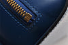 Authentic Louis Vuitton Epi Dauphine GM Cosmetic Pouch Blue M48435 LV 5584I