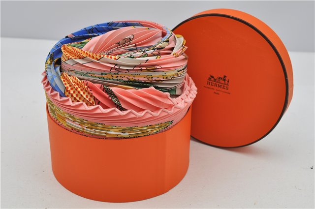 Authentic HERMES Pleats Scarf 