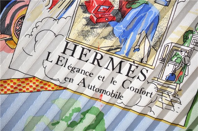 Authentic HERMES Pleats Scarf 