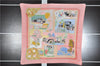 Authentic HERMES Pleats Scarf "Confort en Automobile" Silk Pink Box 5585F