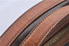 Authentic CELINE C Macadam Blason Pattern Hand Bag PVC Leather Brown 5586A