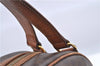 Authentic CELINE C Macadam Blason Pattern Hand Bag PVC Leather Brown 5586A