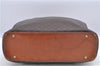 Authentic CELINE C Macadam Blason Pattern Hand Bag PVC Leather Brown 5586A