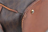 Authentic CELINE C Macadam Blason Pattern Hand Bag PVC Leather Brown 5586A