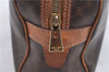 Authentic CELINE C Macadam Blason Pattern Hand Bag PVC Leather Brown 5586A